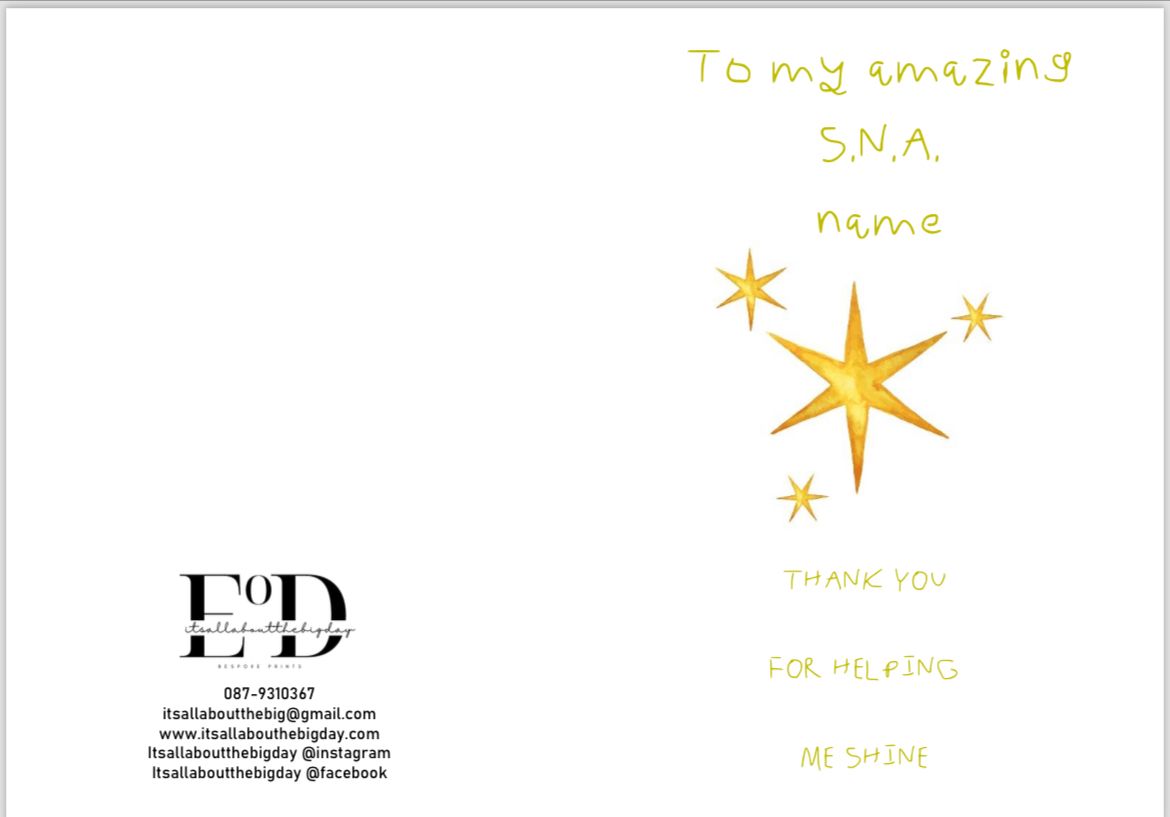 Personalised Thank You Teacher Cards