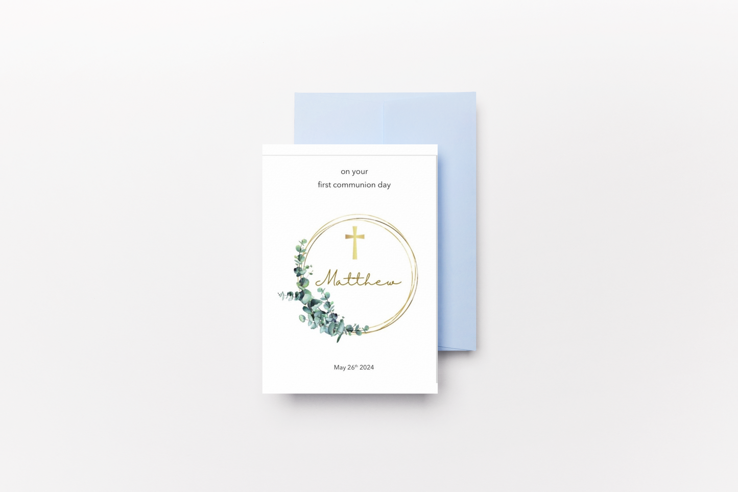 Personalised Communion Card (FREE P&P)