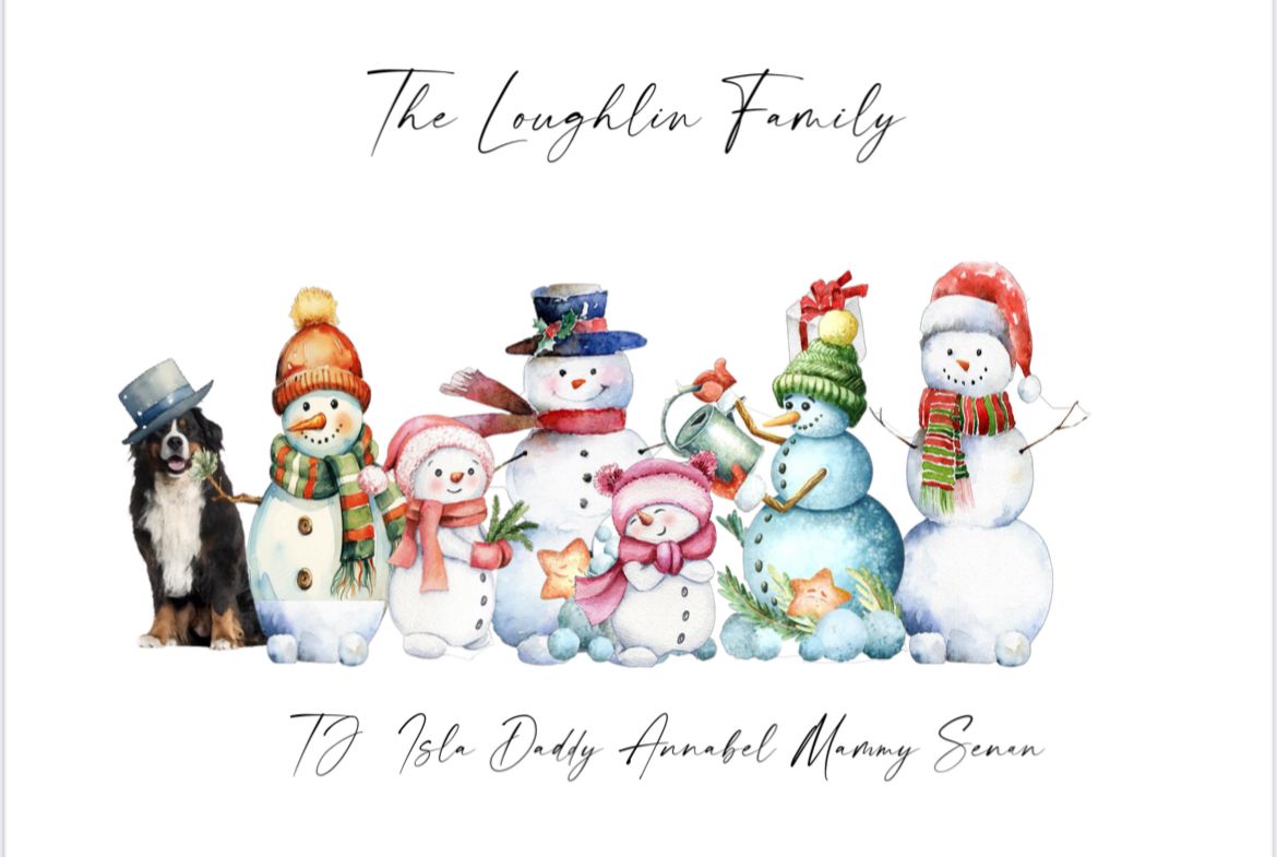 Personalised Christmas Print
