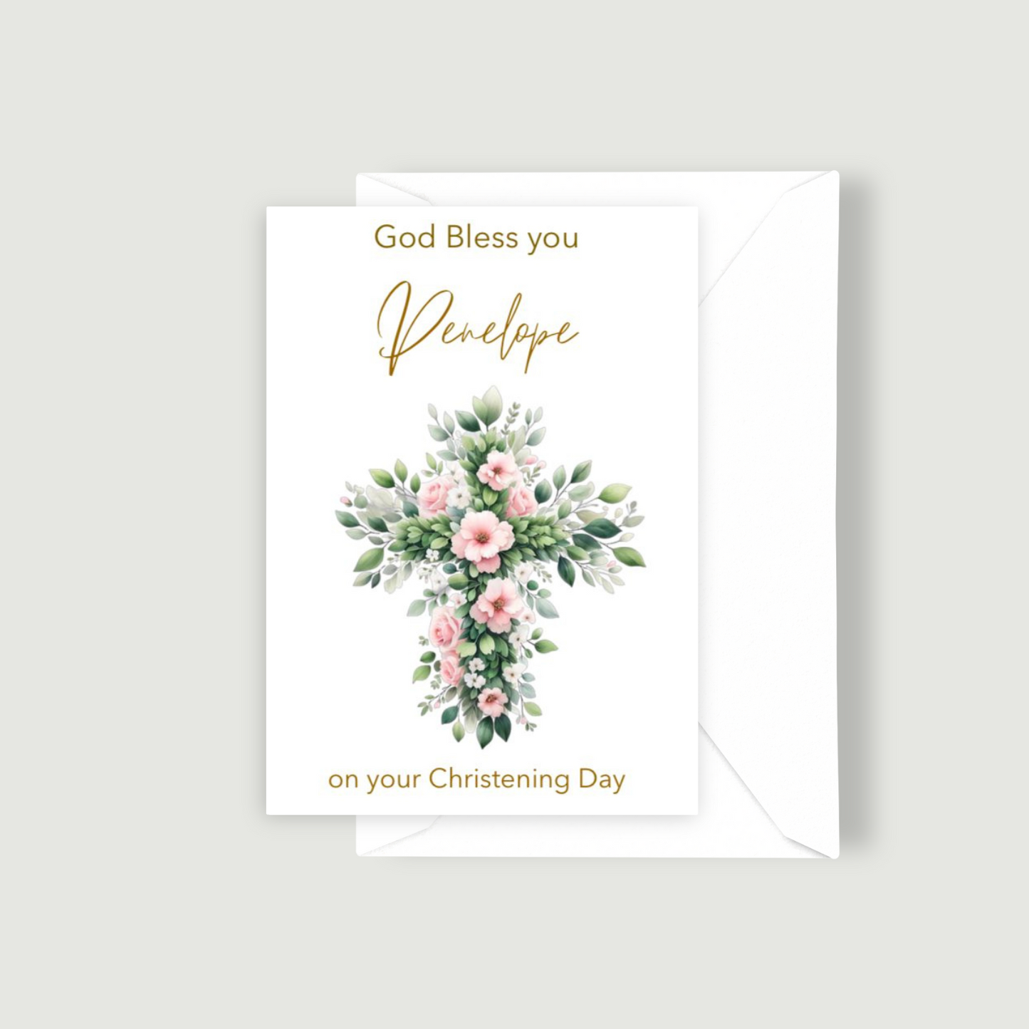 Personalised Baptism Card (FREE P&P)