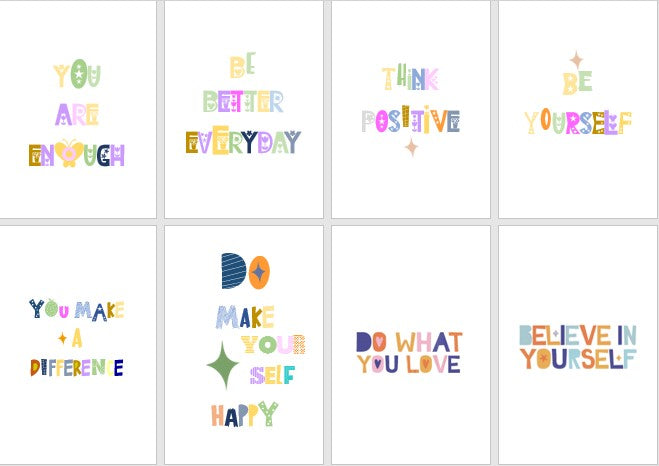 Personalised Affirmation Cards