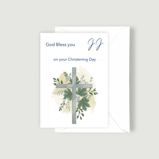 Personalised Baptism Card (FREE P&P)