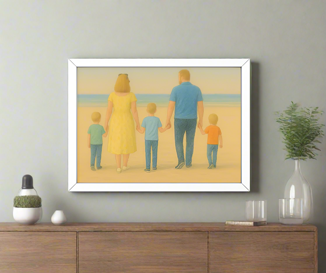 Personalised Watercolour Style Print