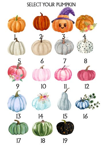 Personalised Pumpkin Patch Print