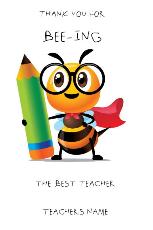 Personalised Thank You Teacher Cards