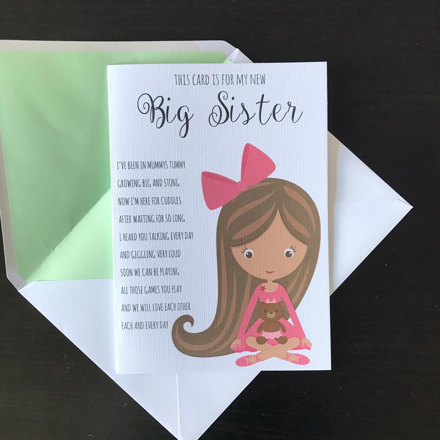 Big Sister Card (inc. P&P)