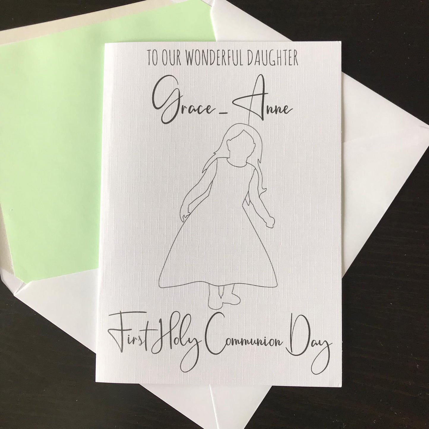 Personalised Communion Card (FREE P&P)