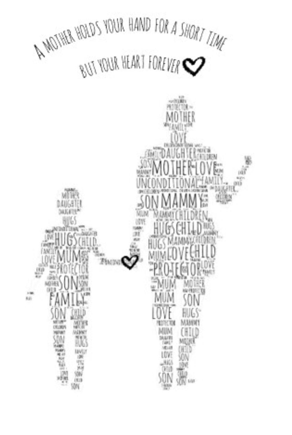 Mothers Day Print A5/A4/A3 Framed/Unframed (inc. P&P)