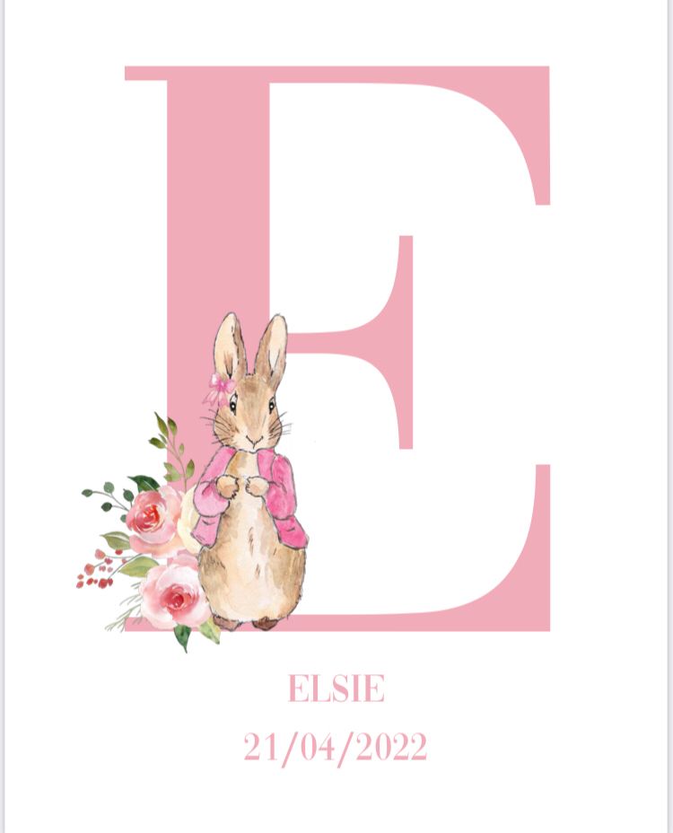 Nursery Print A5/A4/A3 Framed/Unframed (inc. P&P)