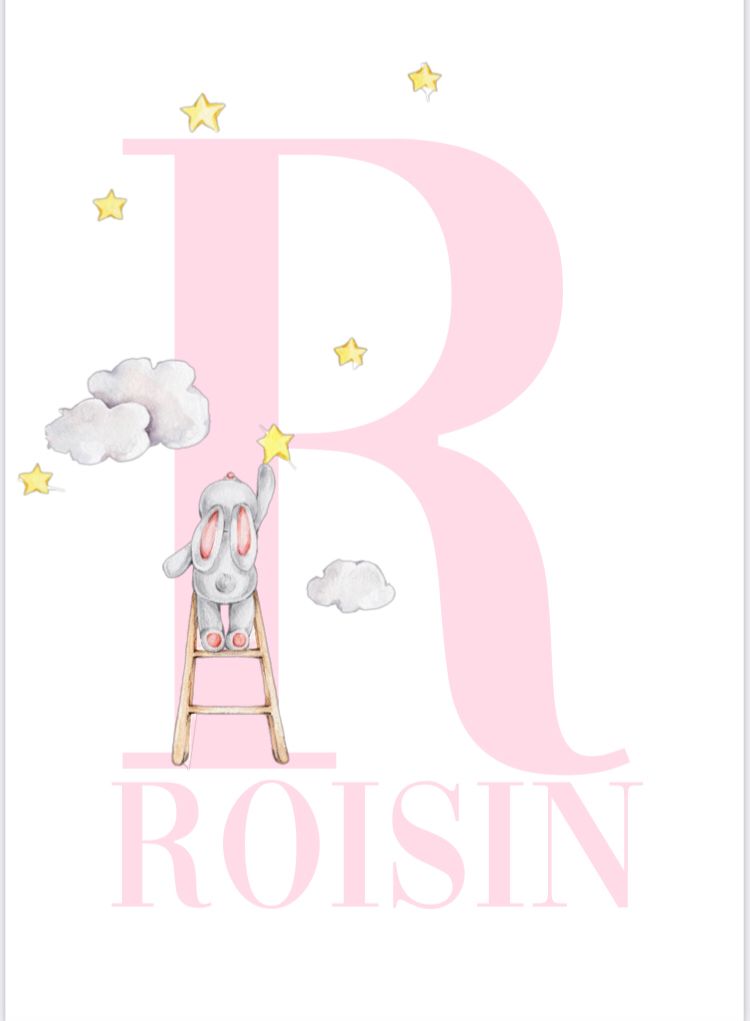Nursery Print A5/A4/A3 Framed/Unframed (inc. P&P)