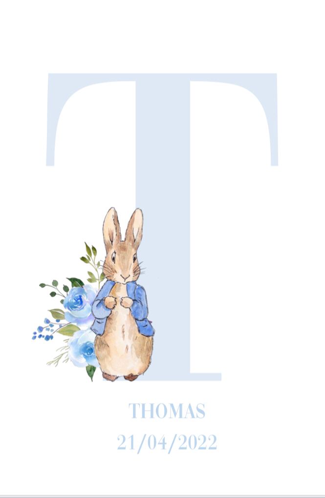 Nursery Print A5/A4/A3 Framed/Unframed (inc. P&P)