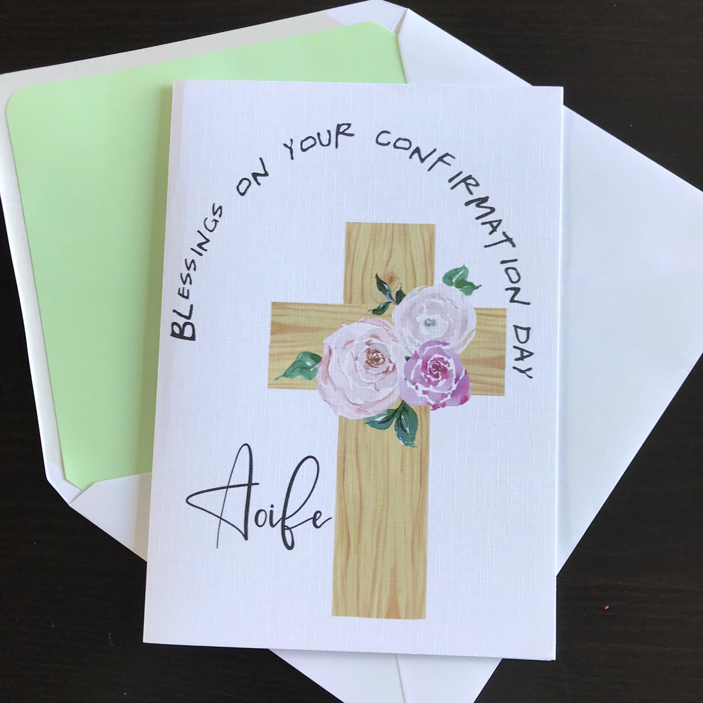Personalised Confirmation Card (FREE P&P)