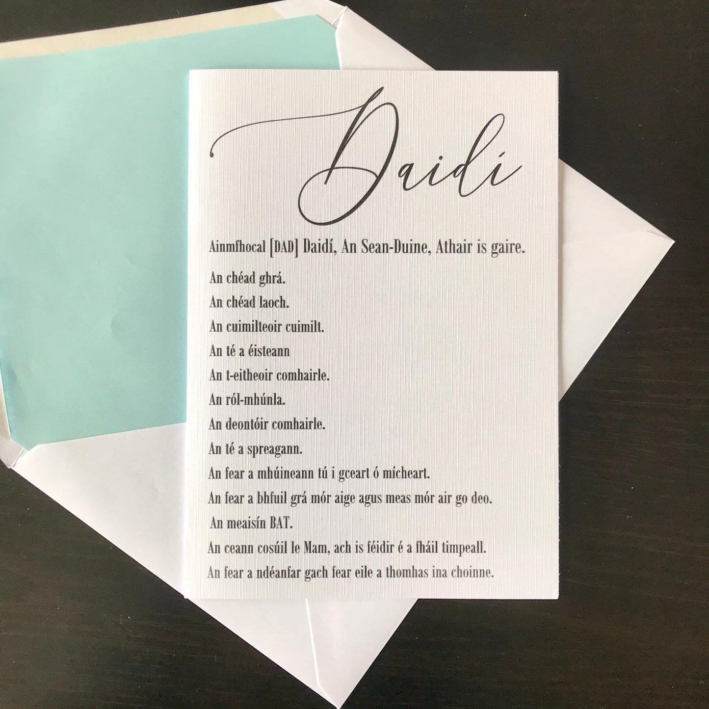 Father’s Day Card (inc P&P)
