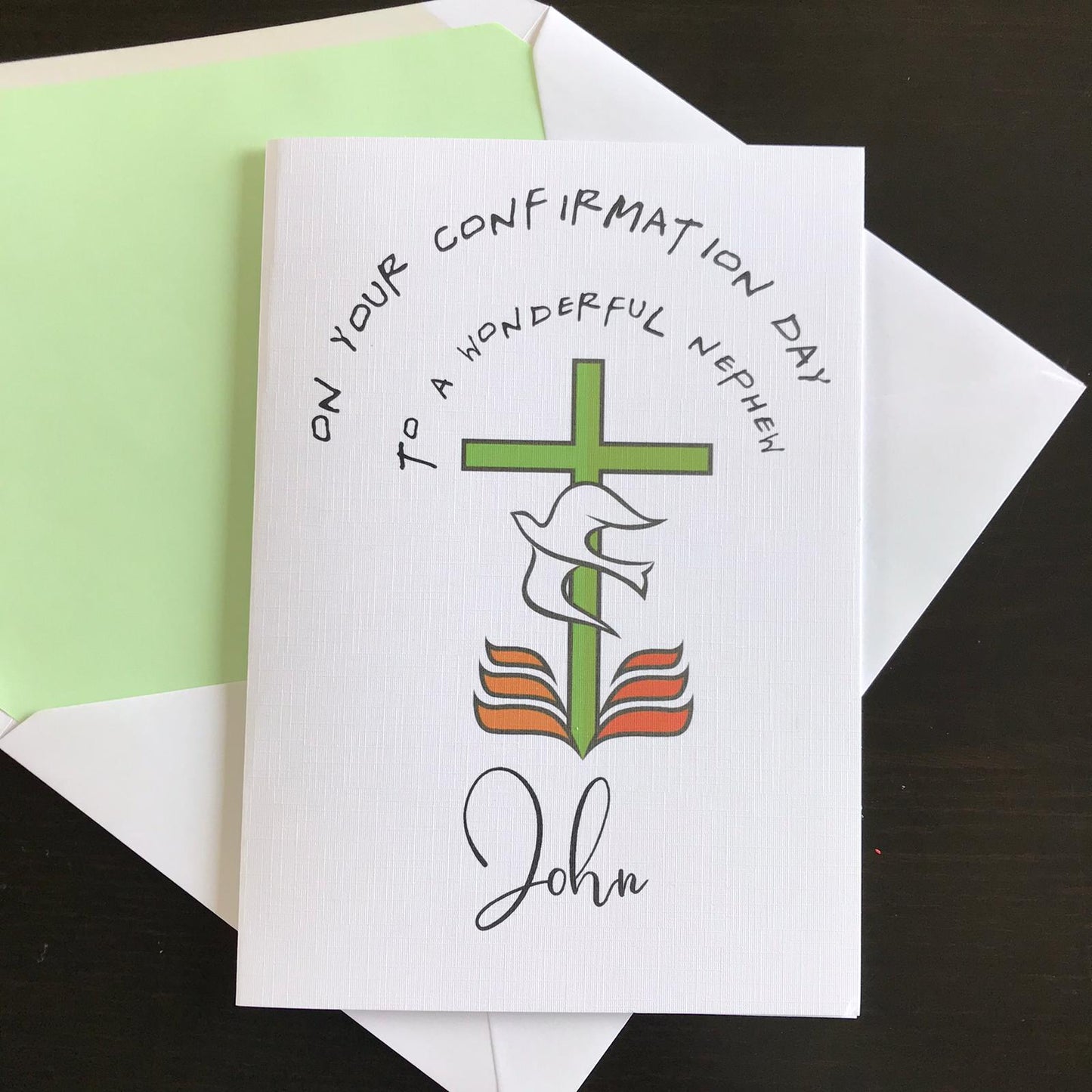 Personalised Confirmation Card (FREE P&P)
