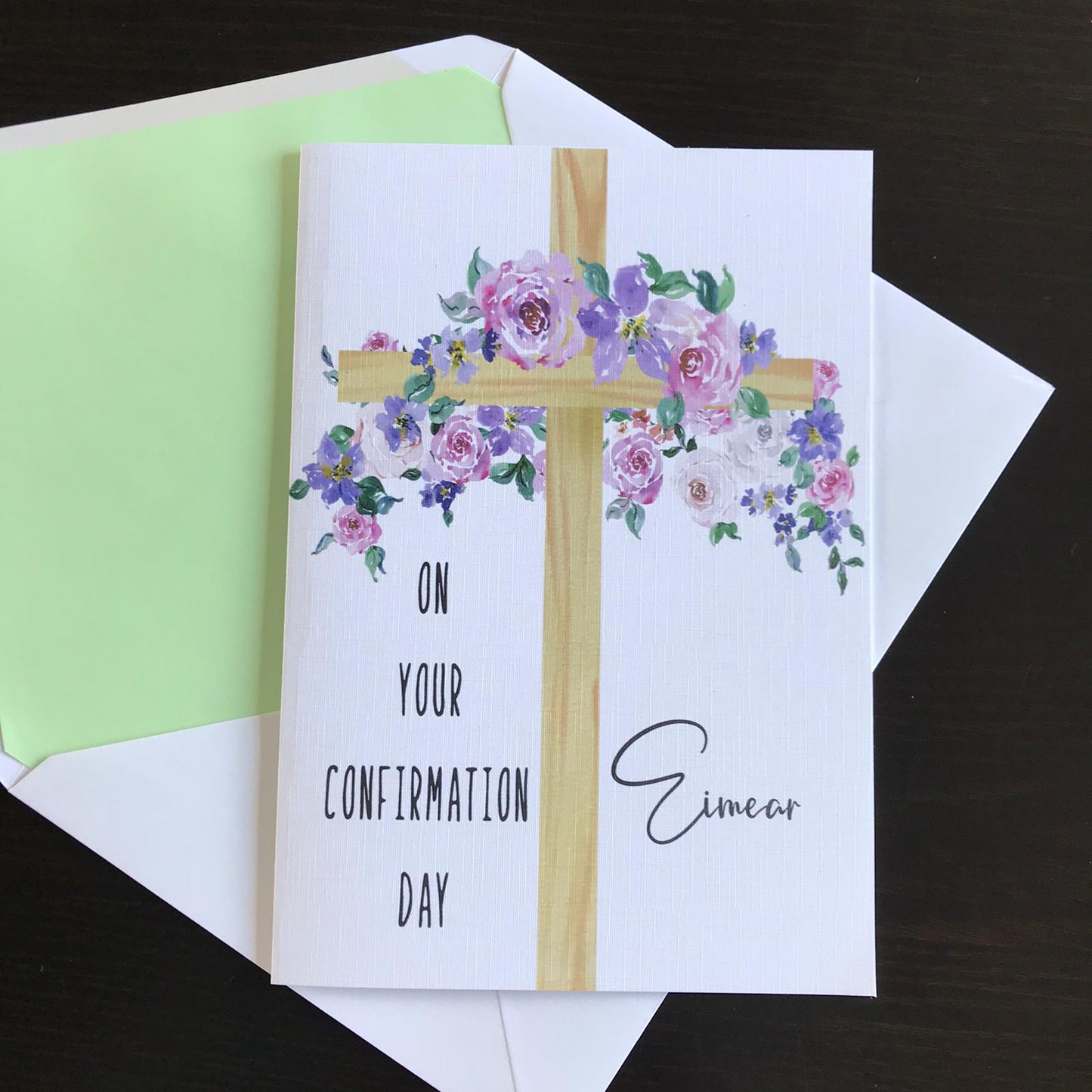 Personalised Confirmation Card (FREE P&P)