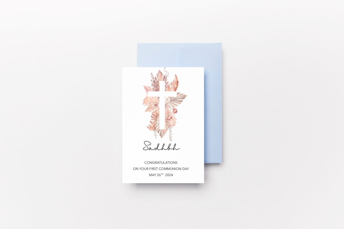 Personalised Communion Card (FREE P&P)
