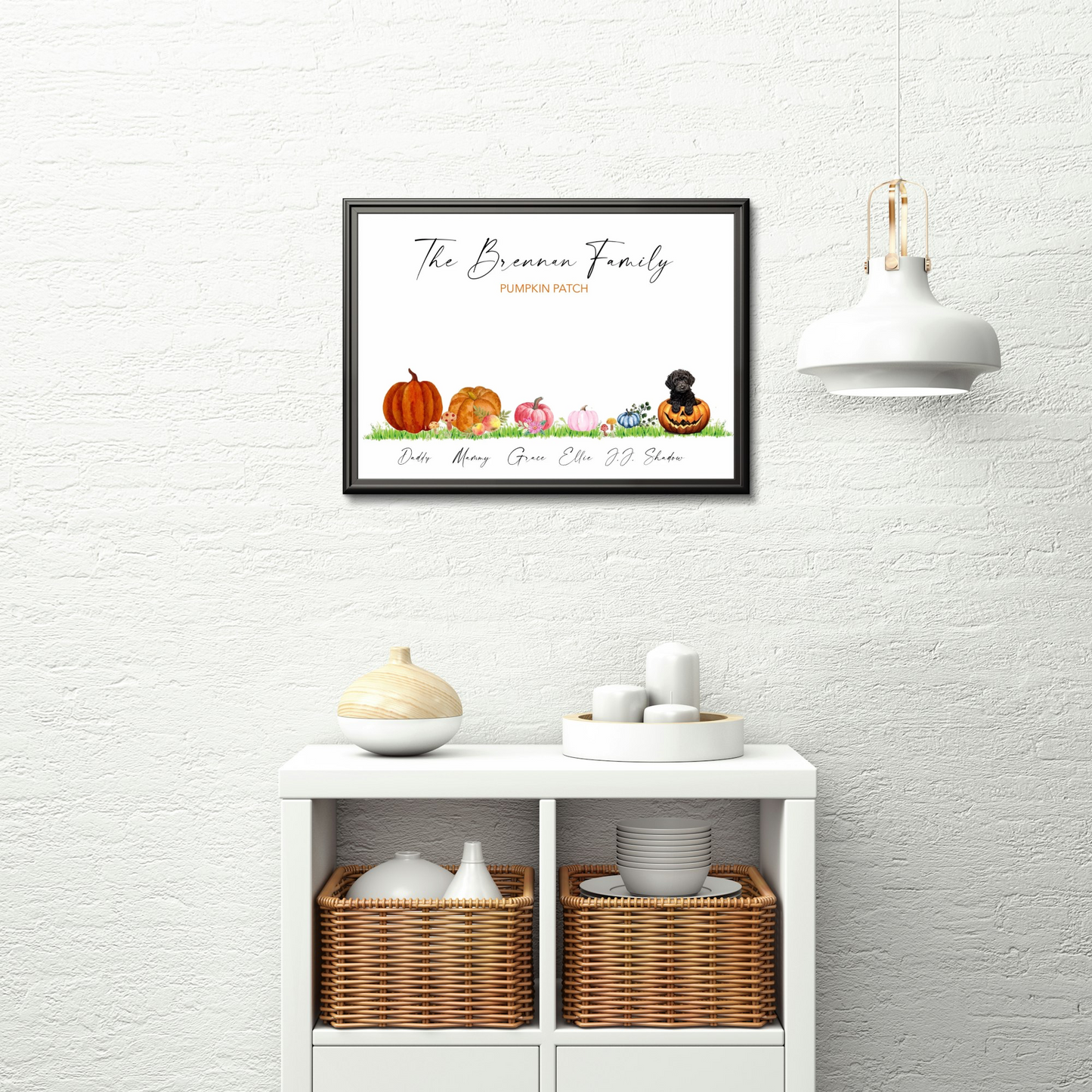 Personalised Halloween Ghost Print