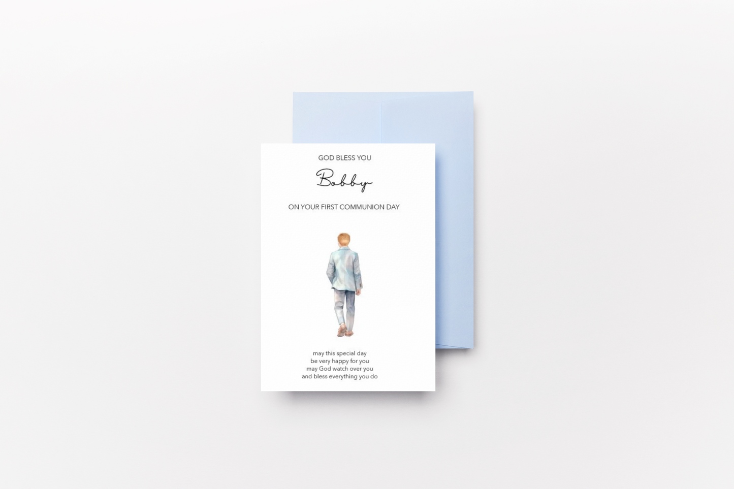 Personalised Communion Card  (FREE P&P)