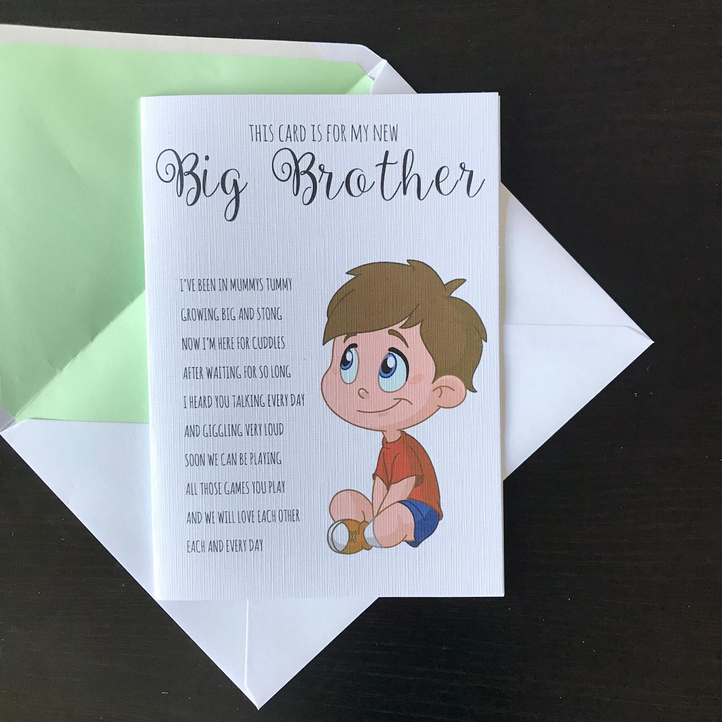 Big Brother Card (inc. P&P)