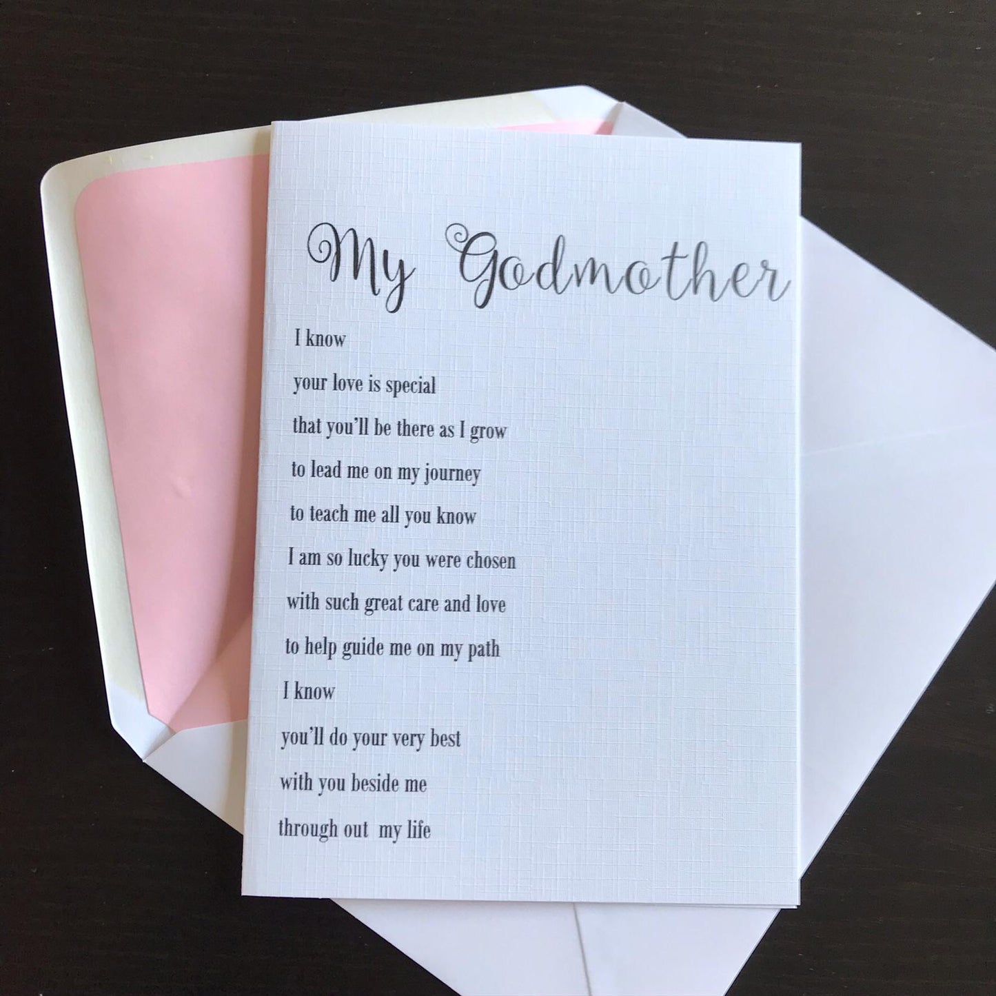 Mother’s Day Card - Godmother (inc. P&P)
