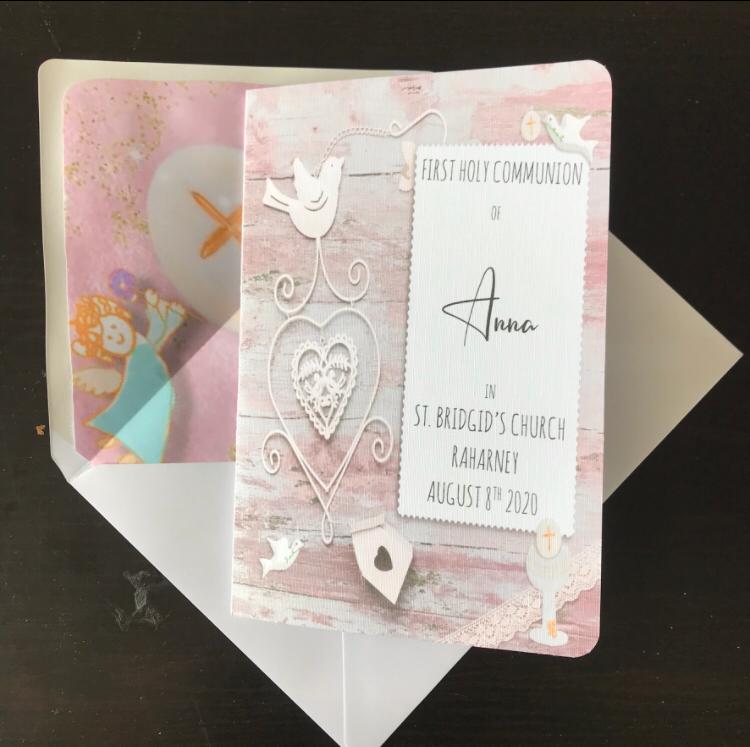 Personalised Communion Card (FREE P&P)